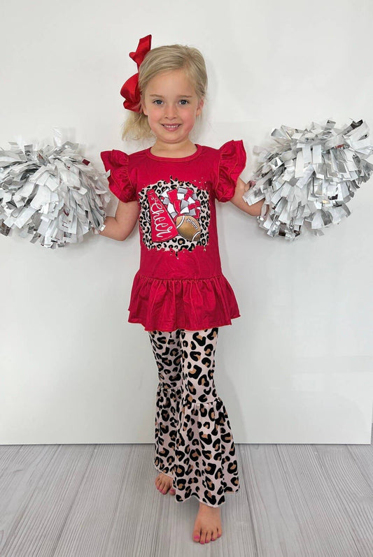 Leopard Football Set - Red