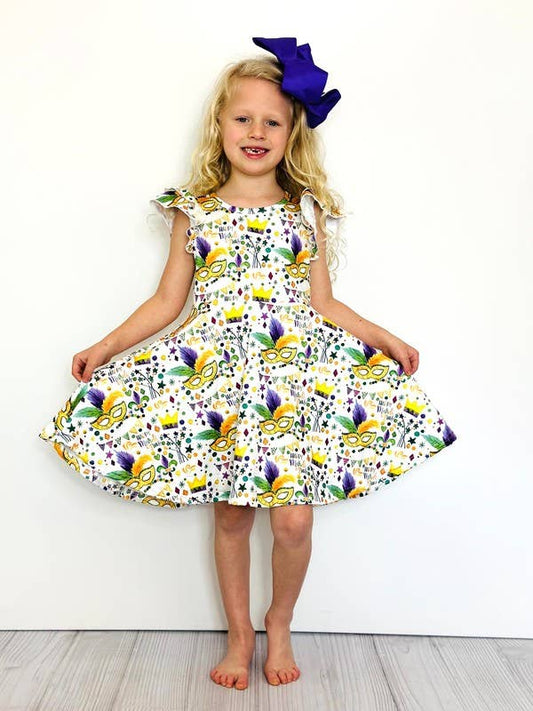 Mardi Gras Girls Dress