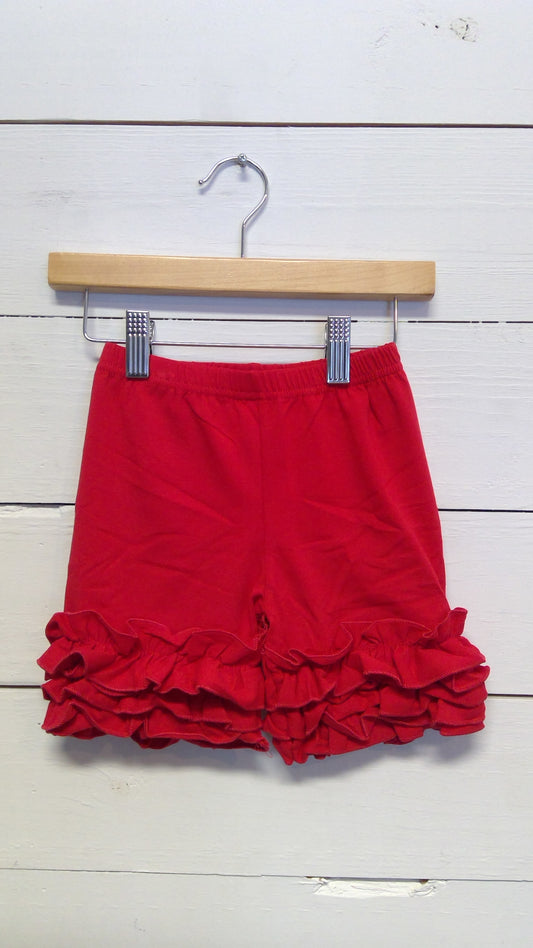 Icing Ruffle Shorts Red