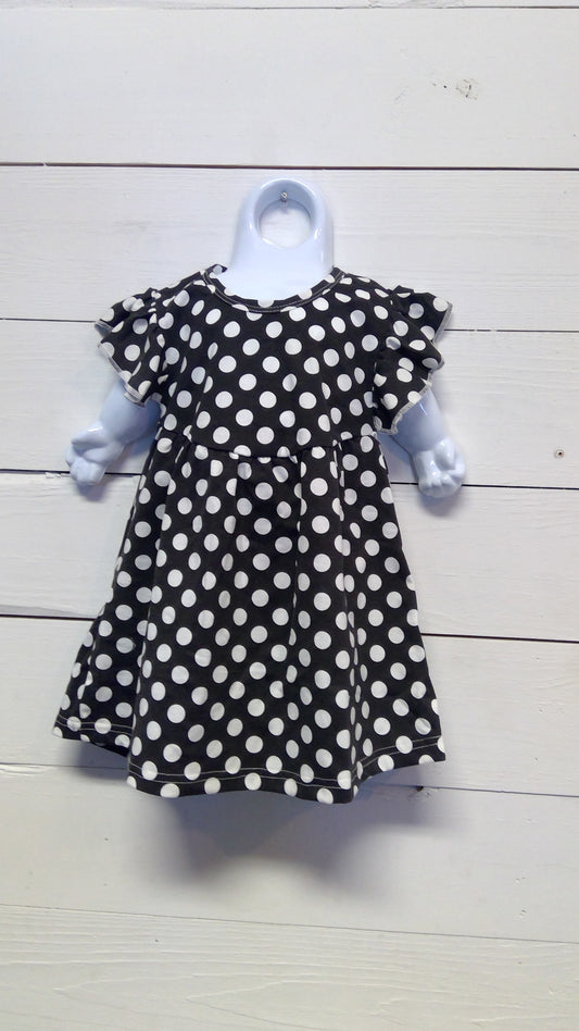 Black and White Polka Dot Dress