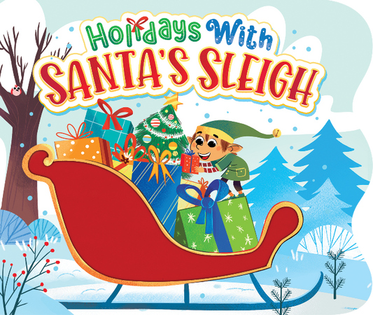 Holidays with Santa's Sleigh - Sensory Holiday Board Book