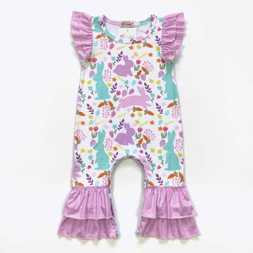 Paisley Easter Baby Romper