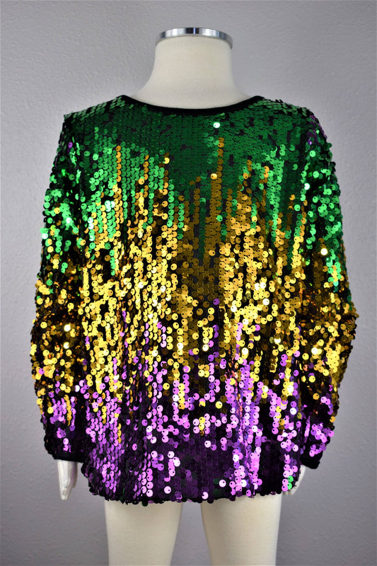 Mardi Gras Sequin Tunic Top Toddler & Youth