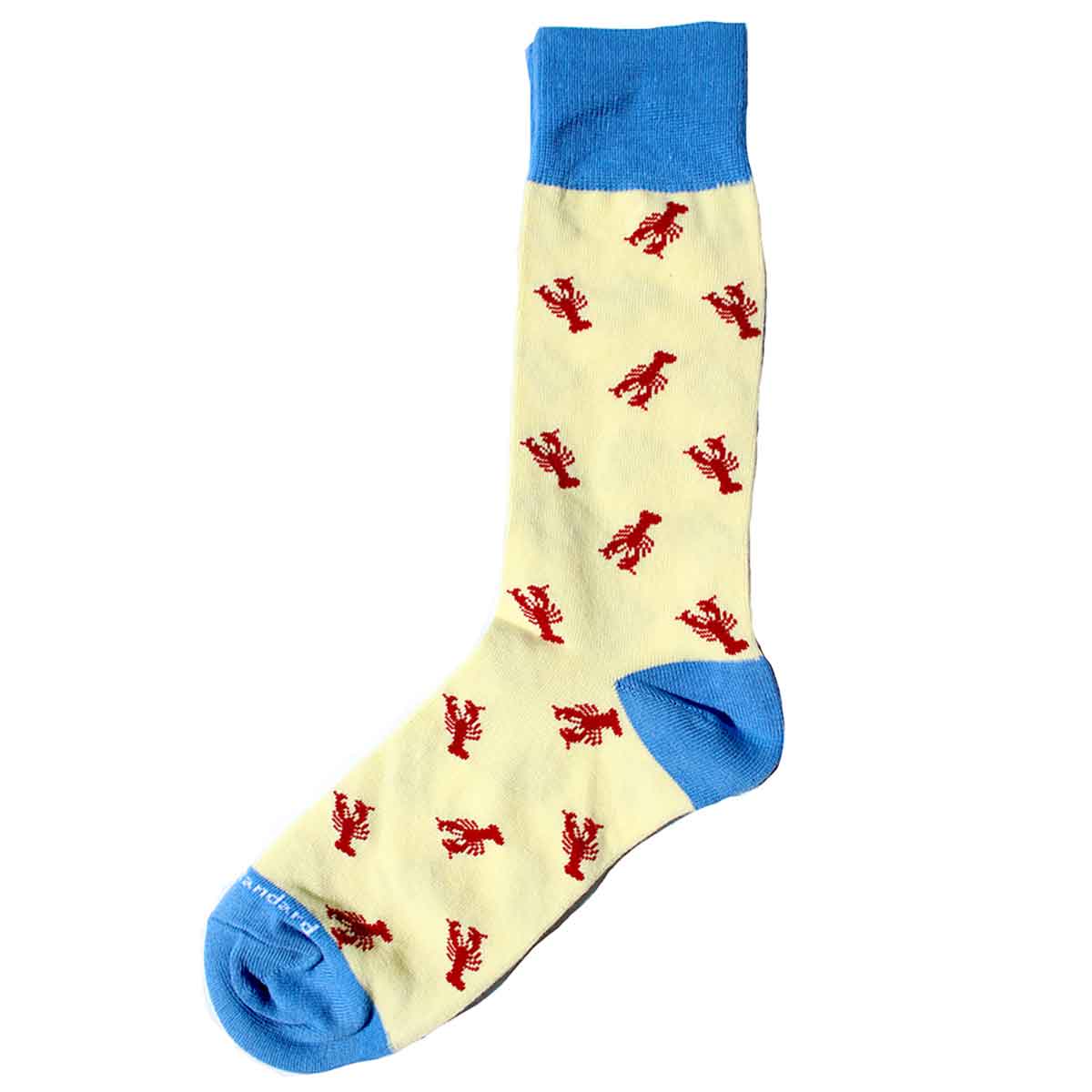Men's Crawfish Socks   Yellow/Blue/Red   One Size