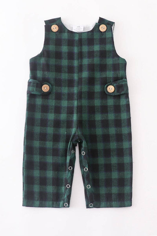 Forest Plaid Buttons Jon Jon