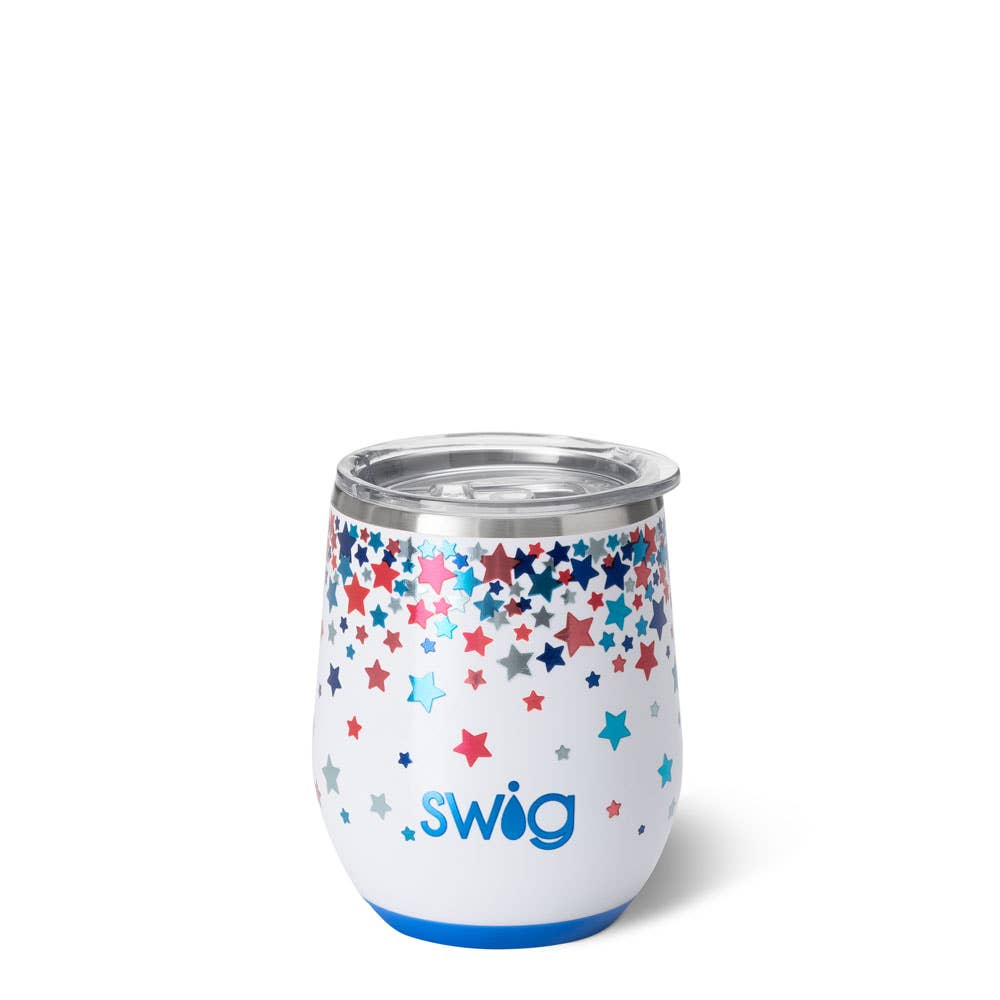 Star Spangled Stemless Wine Cup (12oz)