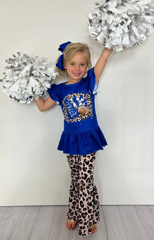 Leopard Football Set - Blue