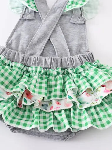 Duck Applique Girl Bubble 24M