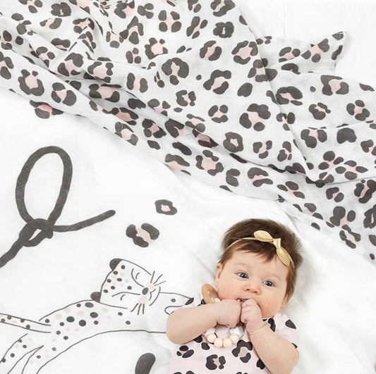 Cheetah Swaddle Blanket