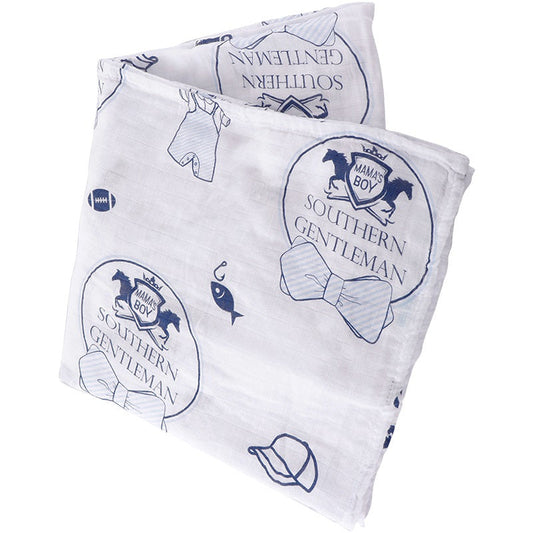 Southern Gentleman Swaddle Blanket