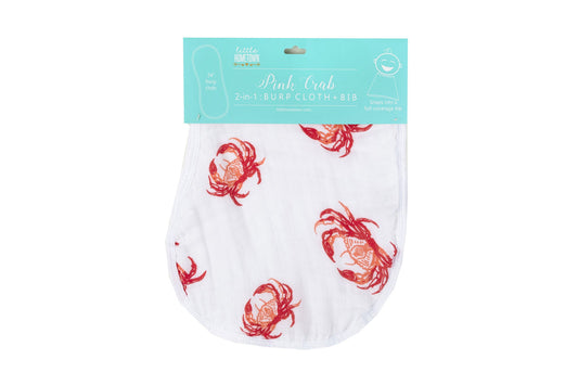 Pink Crab Burb/Bib (Unisex)