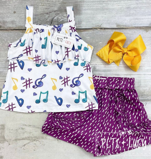 Sing It Loud Music Purple Shorts
