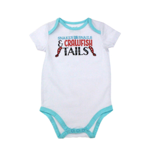 Crawfish Tails Baby Onesie 3-6 M