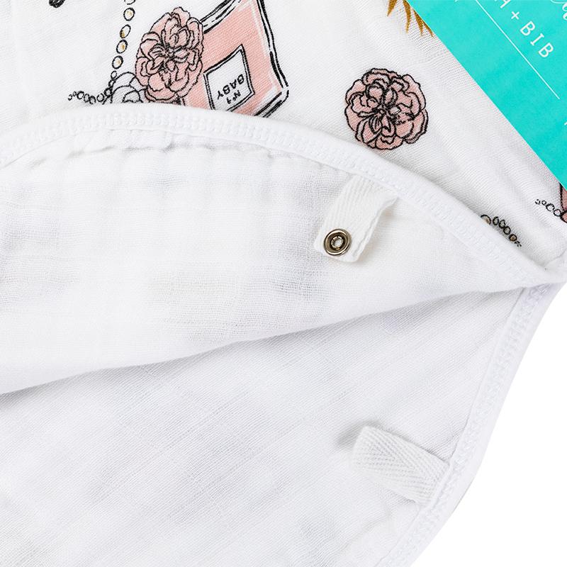 Champagne Dreams Burp/Bib Combo